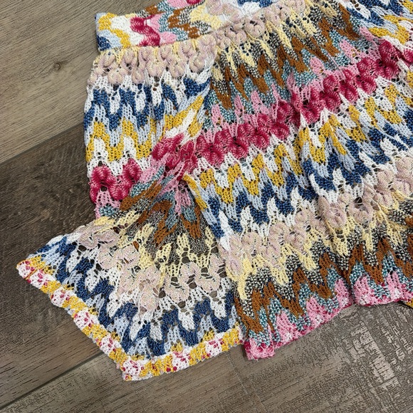 Missoni crochet knit lame mini shorts NWT - Picture 4 of 6